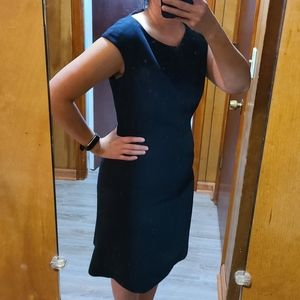 Tory Burch black sleeveless sheath dress